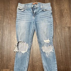 Joe’s ripped skinny jeans